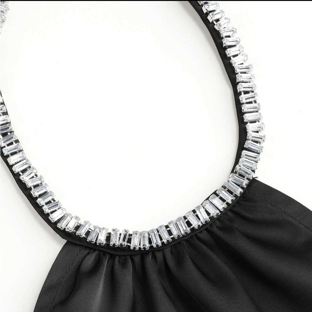 Cider Black&Silver Rhinestone Halter - Picture 8 of 8